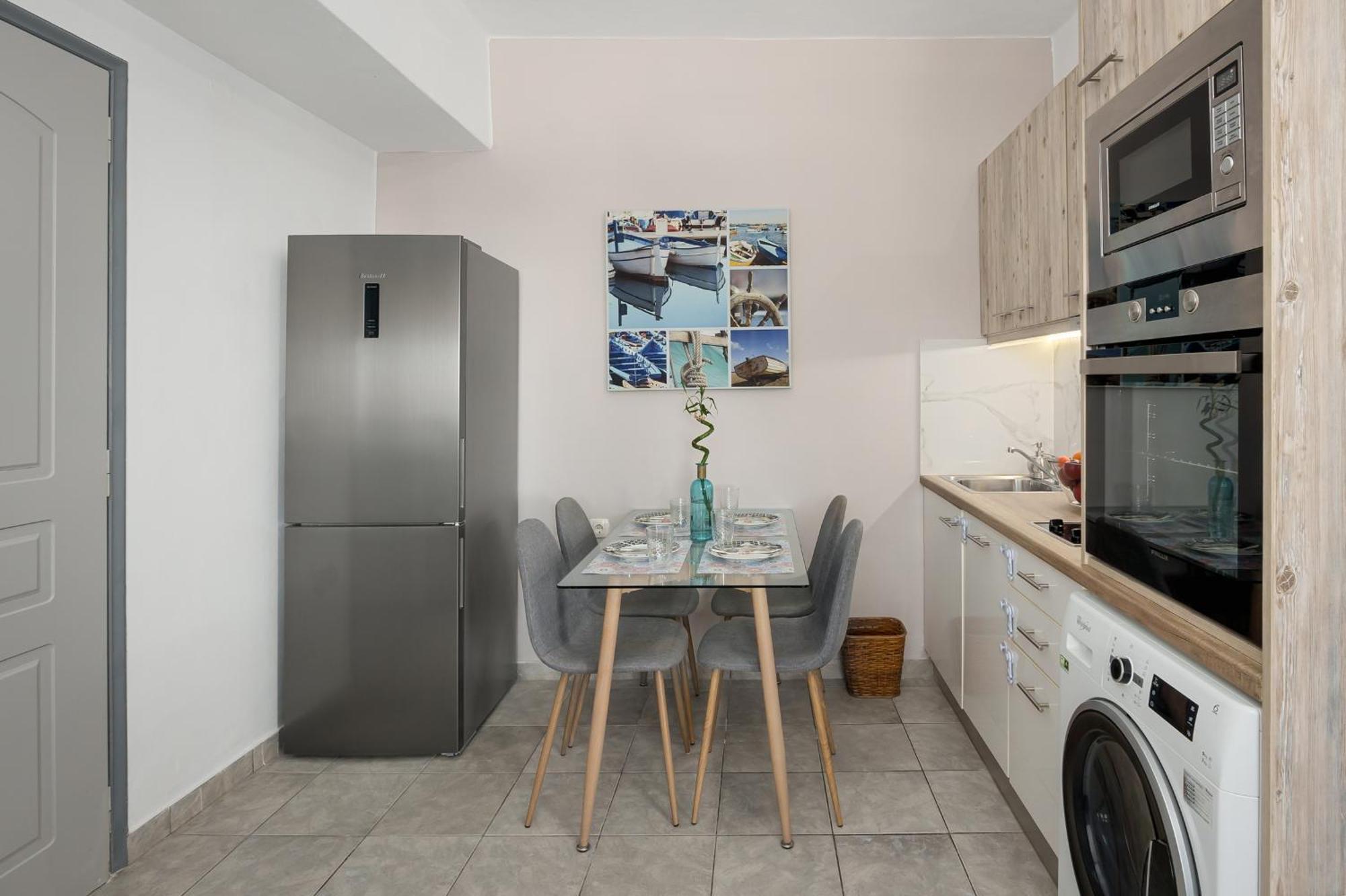 Nikos Apartments Ajía Marína Kültér fotó